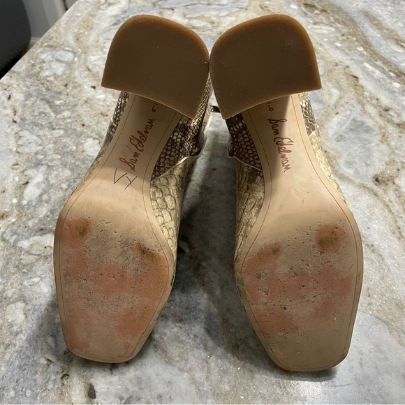Sam Edelman CODIE Snakeskin Booties Women’s 9M - Picture 10 of 11